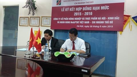 CÔNG TY CP NÔNG NGHIỆP VÀ THỰC PHẨM HÀ NỘI-KINH BẮC (HKB) Hợp tác chặt chẽ với các định chế tài chính lớn của Việt Nam.