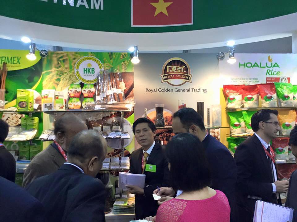 Công ty Cổ phần Nông nghiệp và Thực phẩm Hà Nội-Kinh Bắc tham gia hội chợ Gulfood 2016